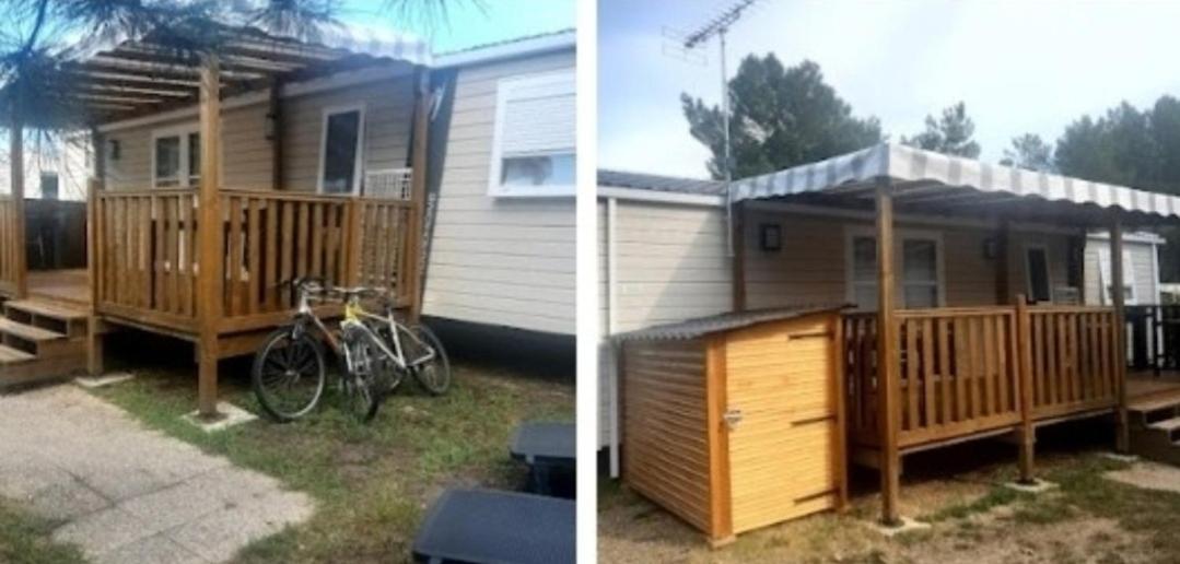Camping Des Dunes De Contis Mobilhome 3Ch, Saint-Julien-en-Born Exterior photo